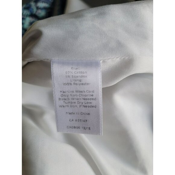 Talbots Pencil Skirt Womens Size 4 or 28 waist Business Work MultiColor Bohemian - Picture 4 of 7